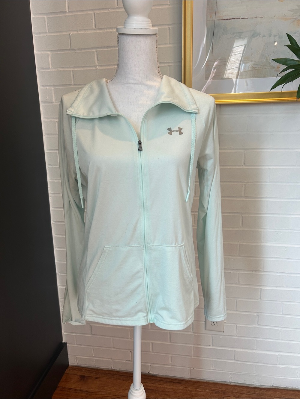 Under Armour Mint Green Full-Zip Hoodie